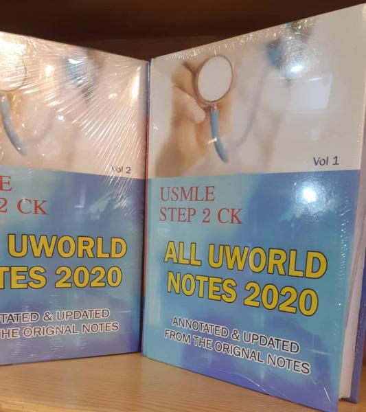 تمام یادداشت های Uworld مرحله 2 یادداشت های 2019 - آزمون های امریکا Step 2
